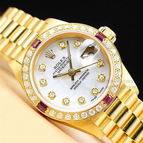 women's gold.rolex|used women's gold Rolex watches.